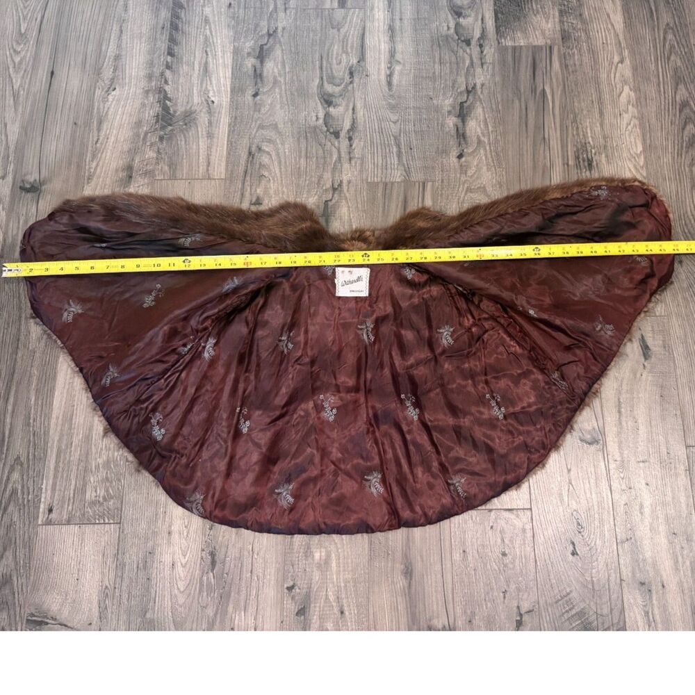 Vintage Witherill’s Genuine Mink Fur Cape Stole / Shoulder Wrap - Picture 7 of 8